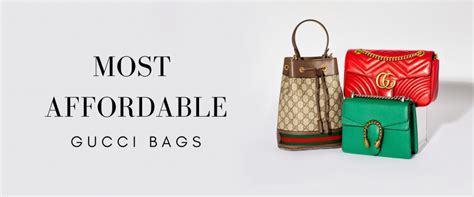 cheapest thing you can buy from gucci|most affordable gucci bag.